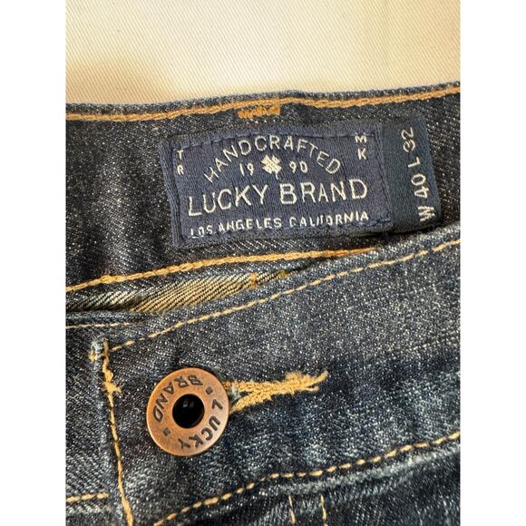 Lucky Brand Men's 221 Straight Leg Jeans Size 40x32 Dark Livermore NWT - Picture 2 of 8